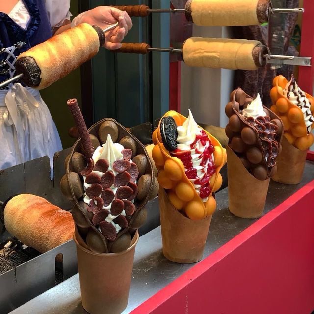 وافل بابل بالفواكة